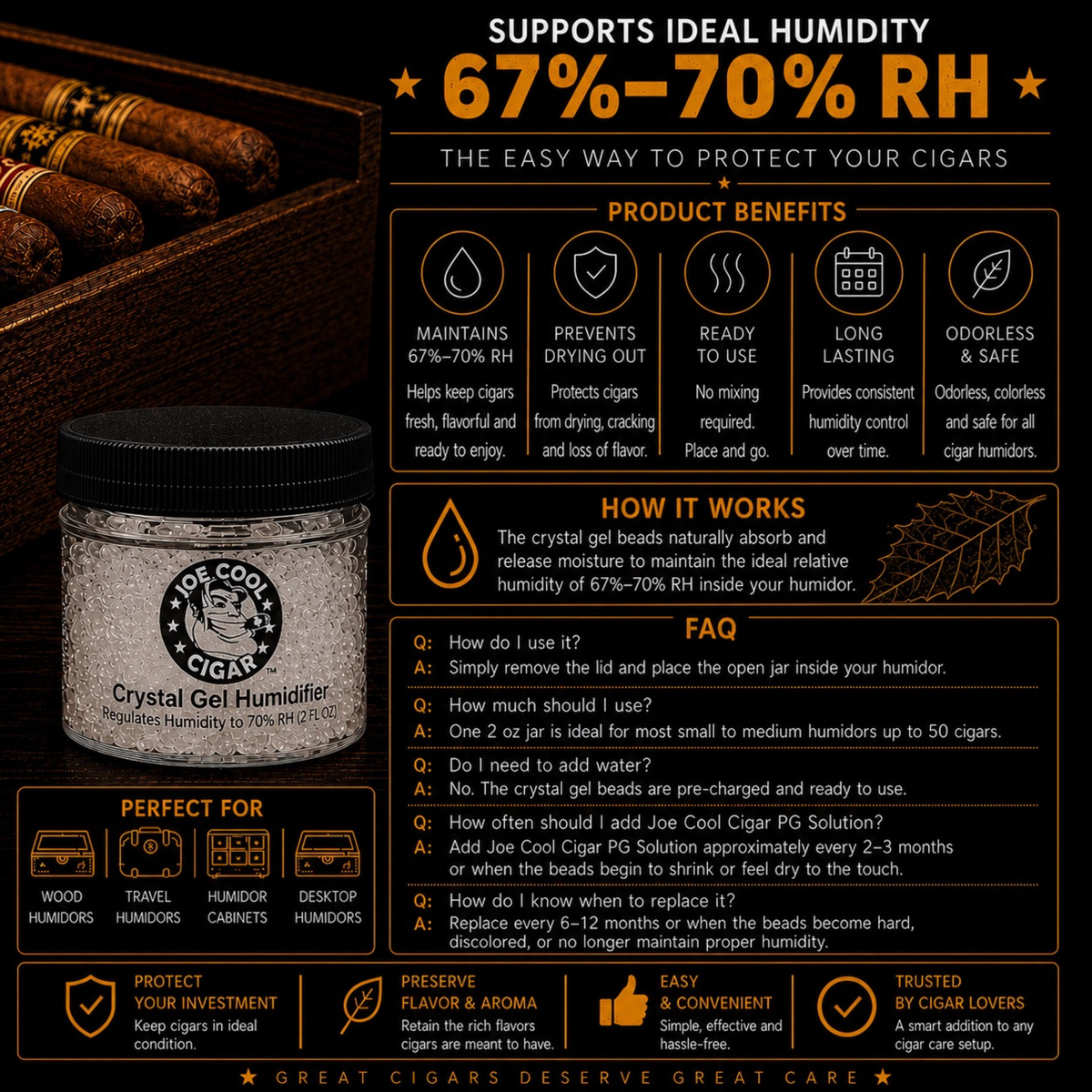 Crystal Gel Humidifier (2oz Jar)